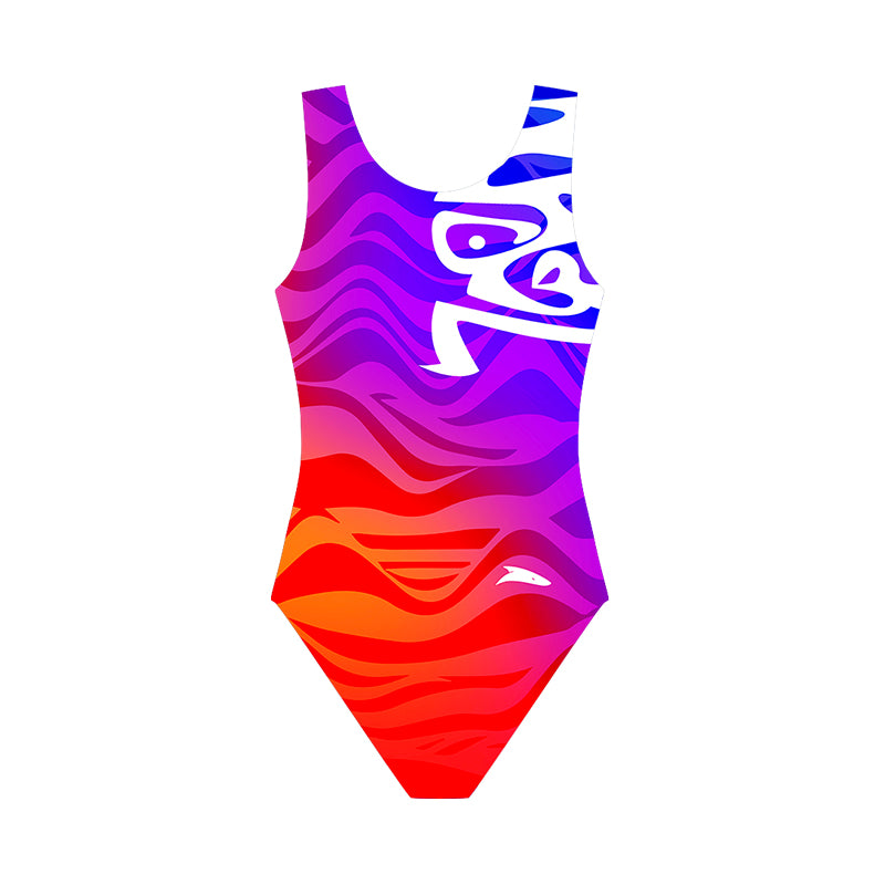 Bañador Alcobendas Tira Ancha Naranja