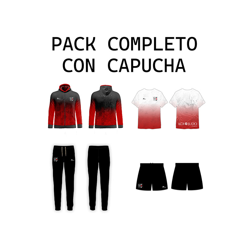 Pack Completo Sudadera Equipación Club Judo KOI