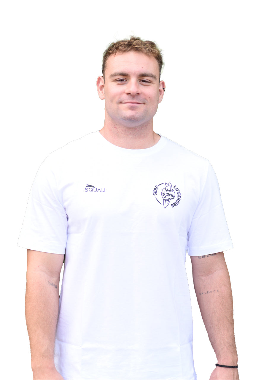 Camiseta Manga Corta Hombre Blanca Lifesaving Club