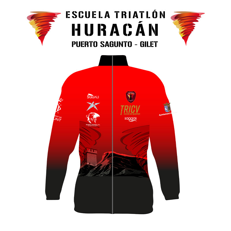 Chaqueta Chándal Escuela Triatlón Huracán