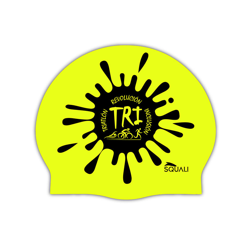 Gorro Natación Silicona Club Triatlón Revolución Inclusión