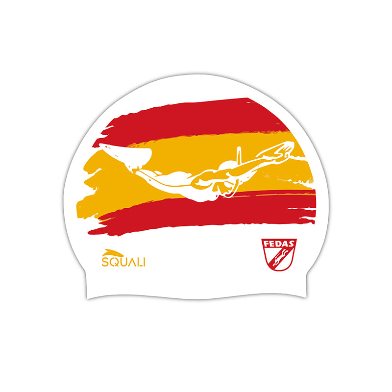 Gorro Natación Silicona blanco FEDAS