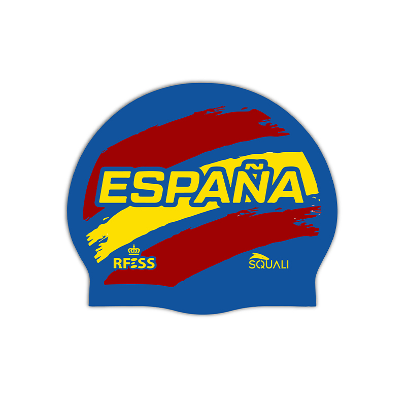Gorro Natación Silicona Azul RFESS Oficial