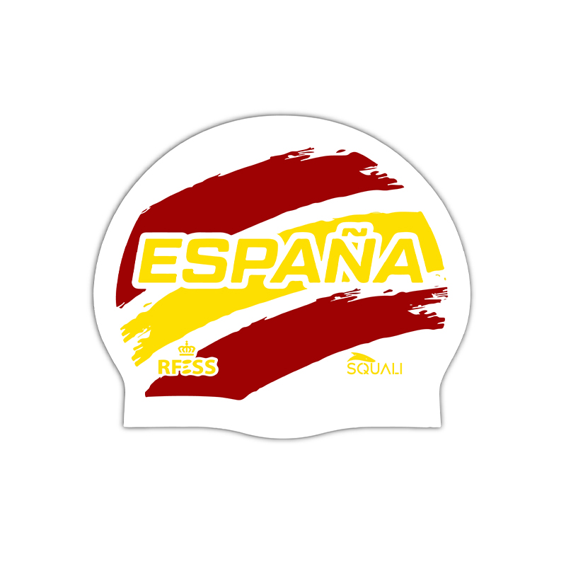 Gorro Natación Silicona Blanco RFESS Oficial