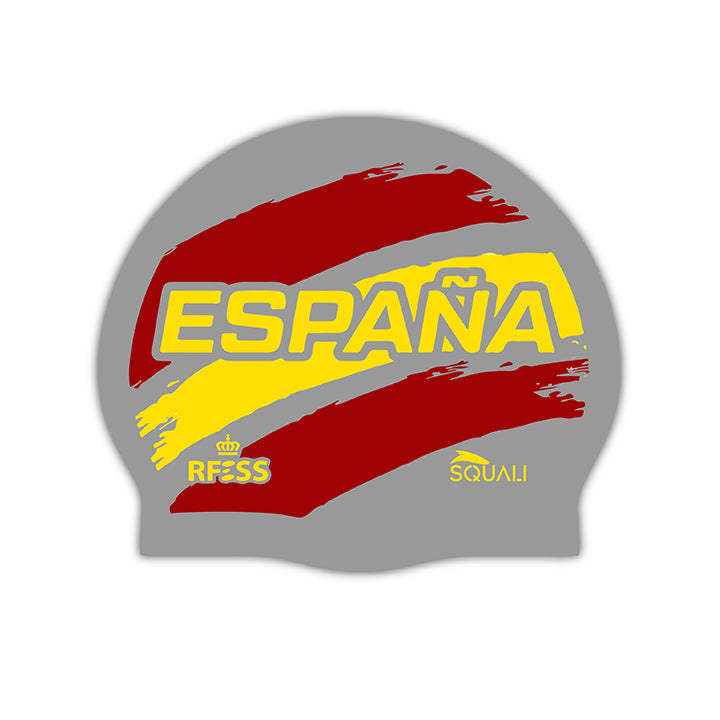 Gorro Natación Silicona Gris RFESS Oficial