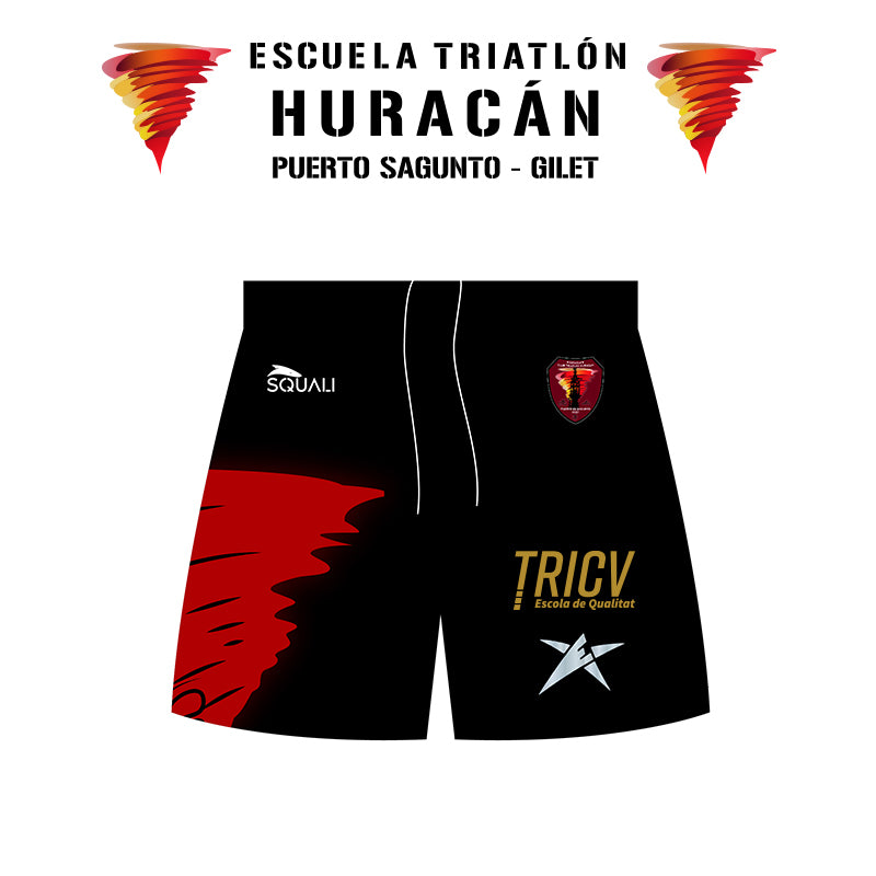 Pantalón Corto Unisex Escuela Triatlón Huracán