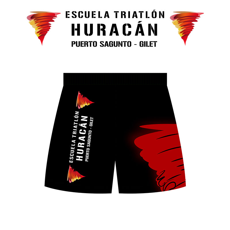 Pantalón Corto Unisex Escuela Triatlón Huracán - Imagen 2