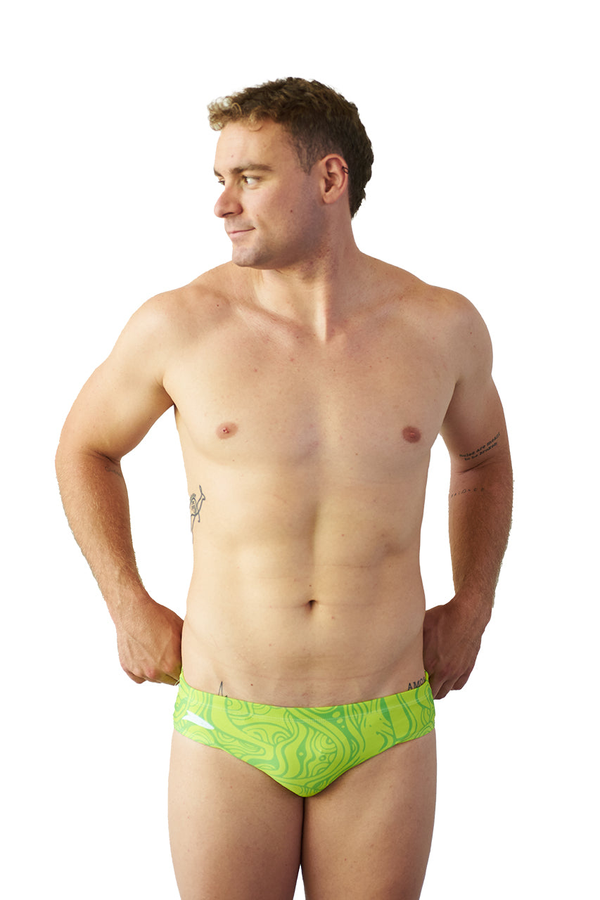 Bañador Slip Draws Verde