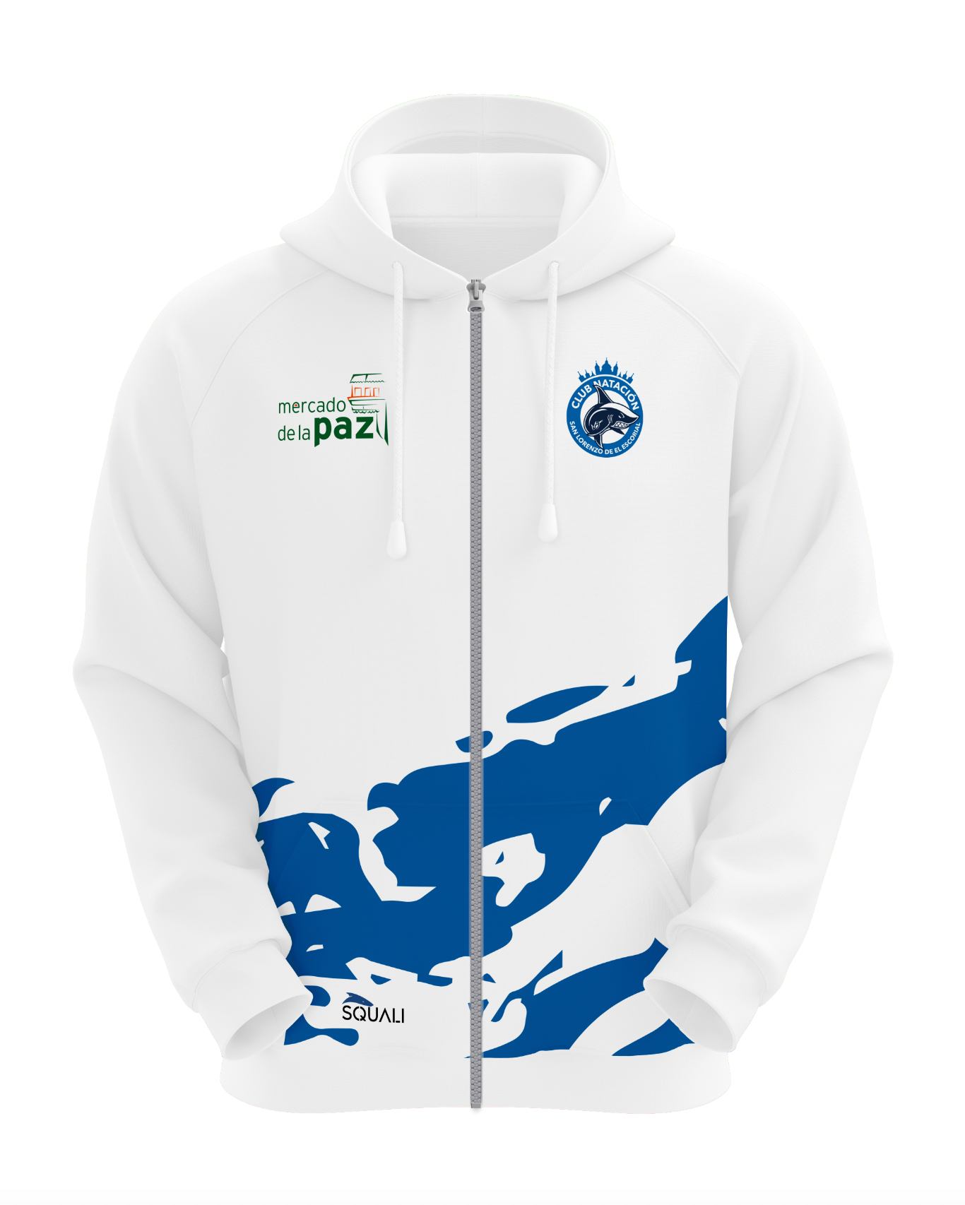 Sudadera con Cremallera Unisex Natación San Lorenzo