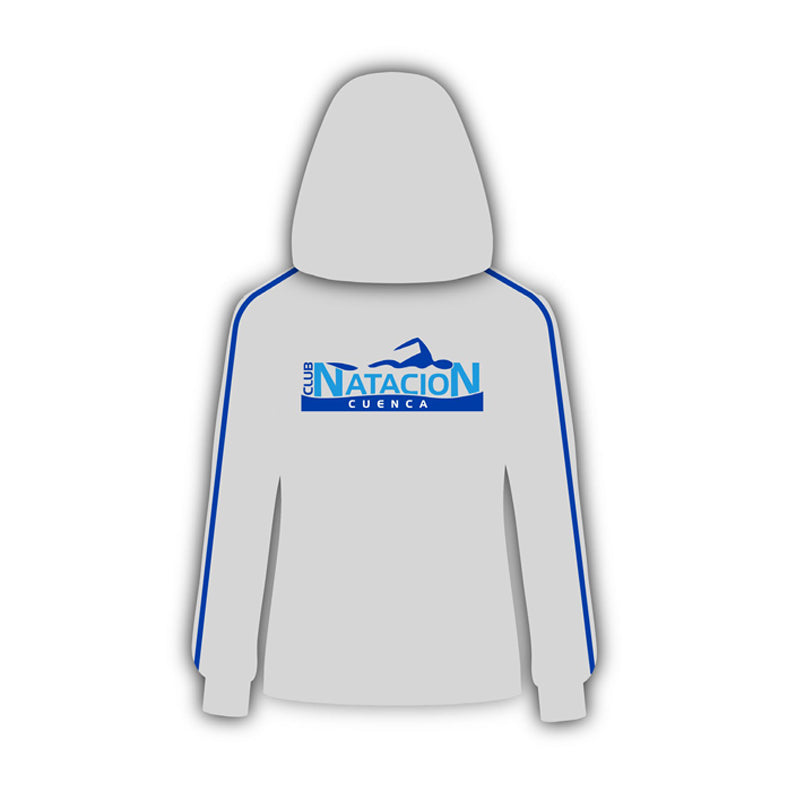 Sudadera con Cremallera Unisex Club Natación Cuenca - Imagen 2
