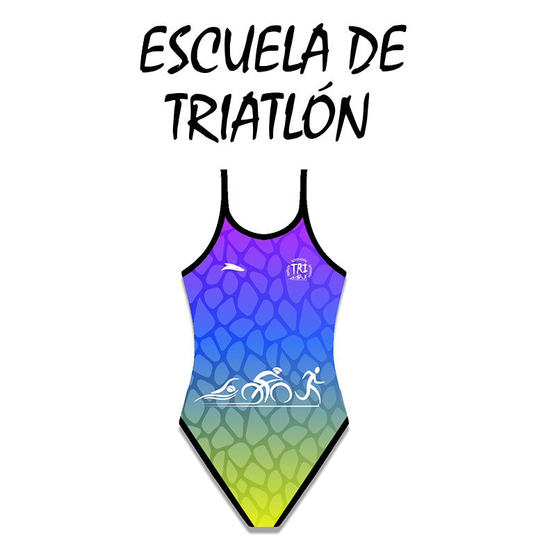 Bañador Tira Fina Escuela Triatlón Revolución