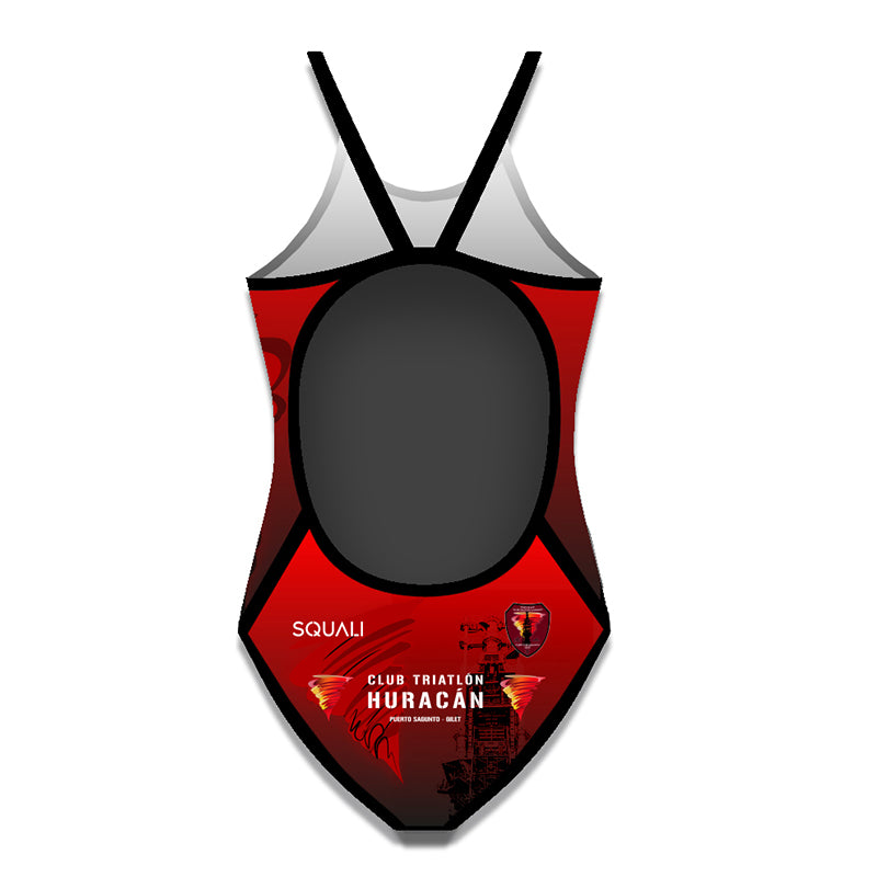Bañador Tira Fina Club Triatlón Huracán - Imagen 2