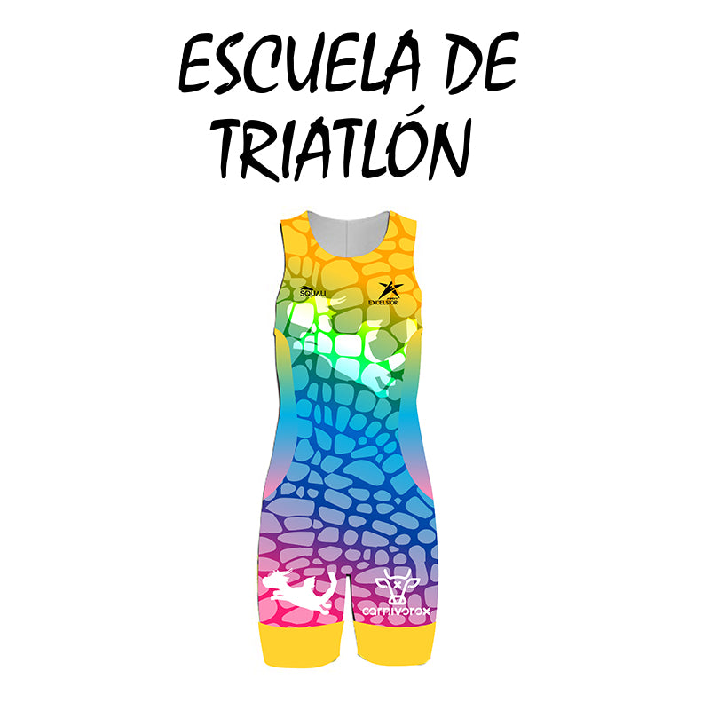 Tritraje Kids Unisex Básico Escuela Triatlón Revolución