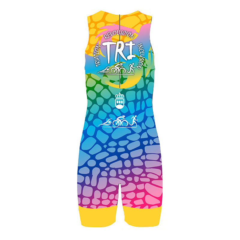 Tritraje Sin Mangas Hombre Club Triatlón Revolución Inclusión - Imagen 2