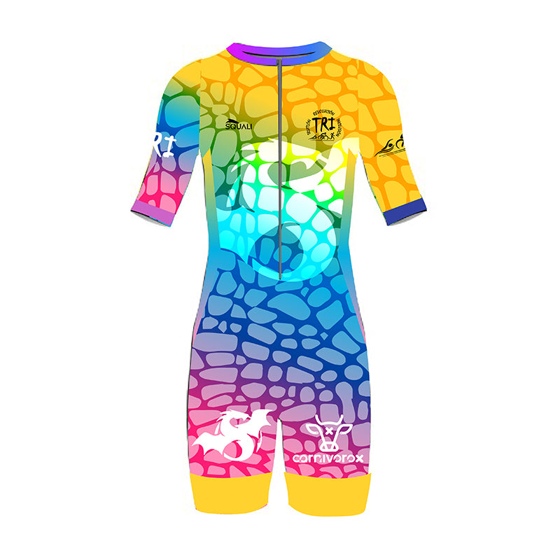 Tritraje Manga Corta Mujer Club Triatlón Revolución Inclusión