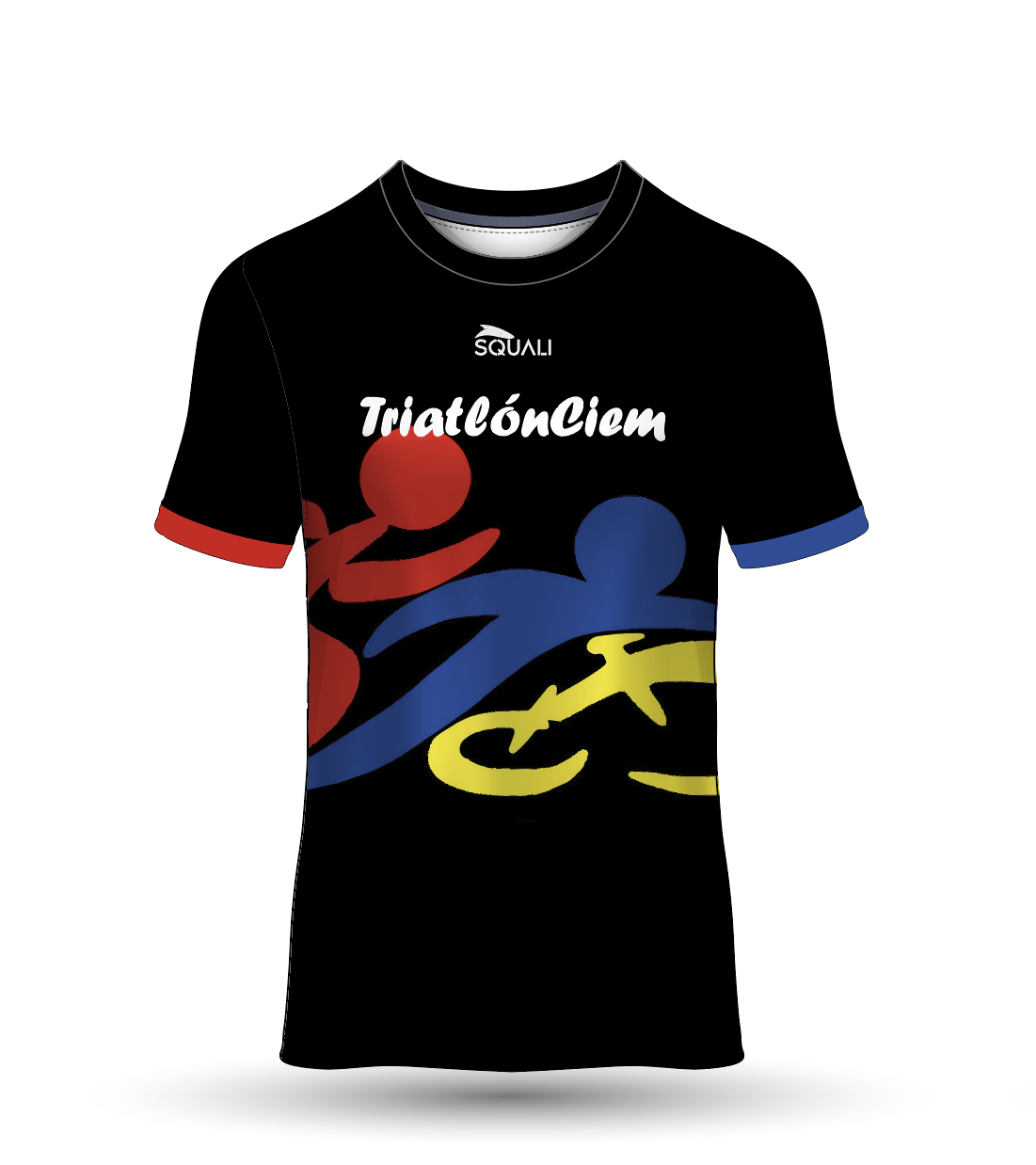 Camiseta Manga Corta Mujer Club Triatlón Ciempozuelos