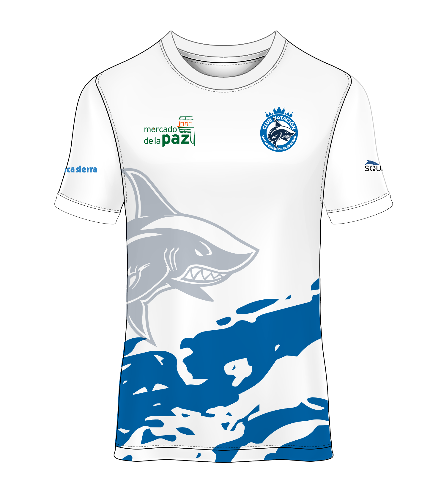 Camiseta Manga Corta Unisex Natación San Lorenzo