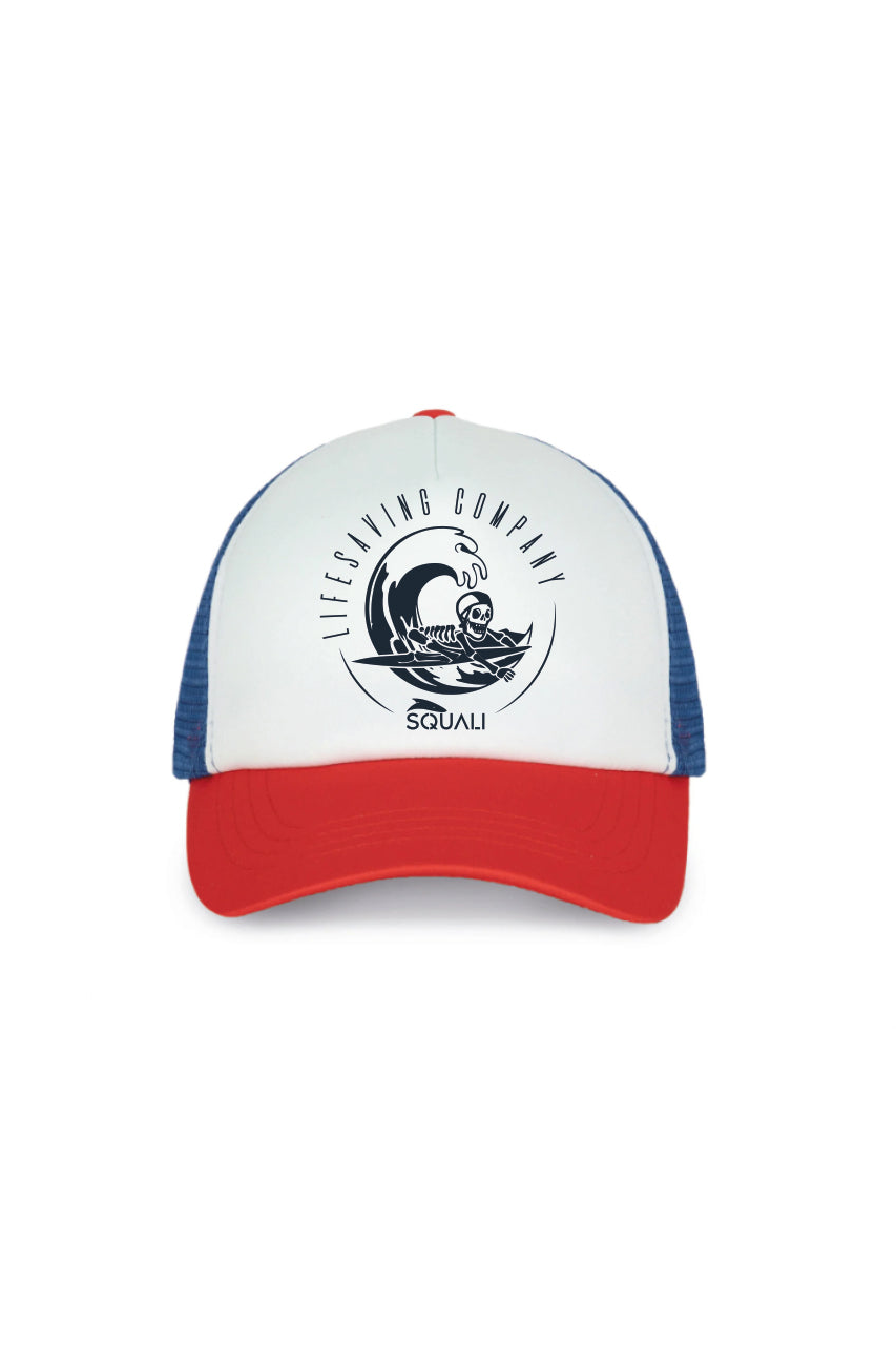 Gorra Surf Lifesaving Azul y Roja