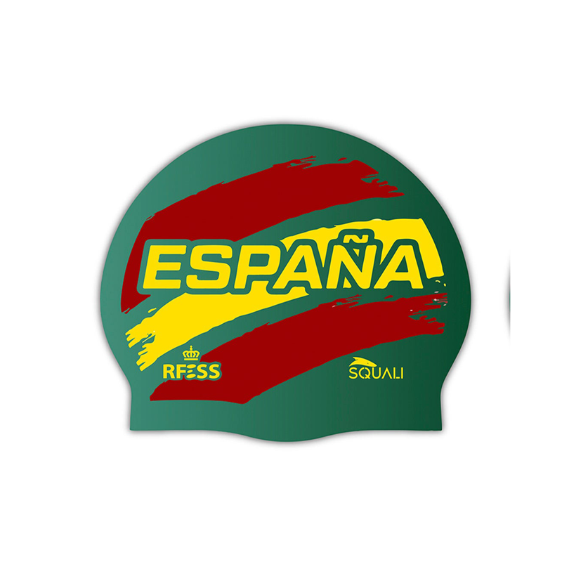 Gorro Natación Silicona Verde RFESS Oficial