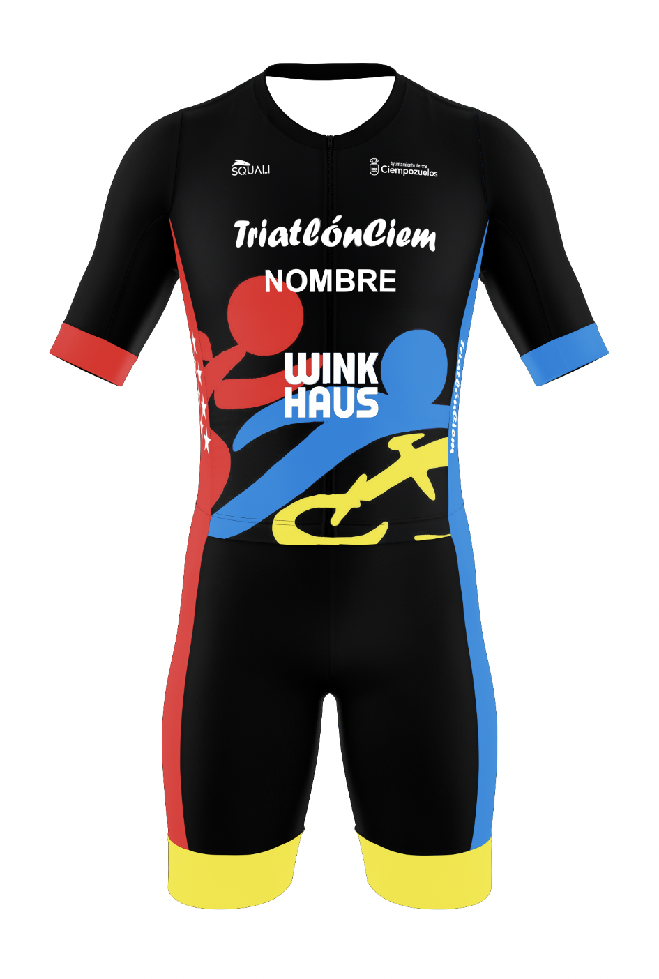 Tritraje Manga Corta Mujer Club Triatlón Ciempozuelos