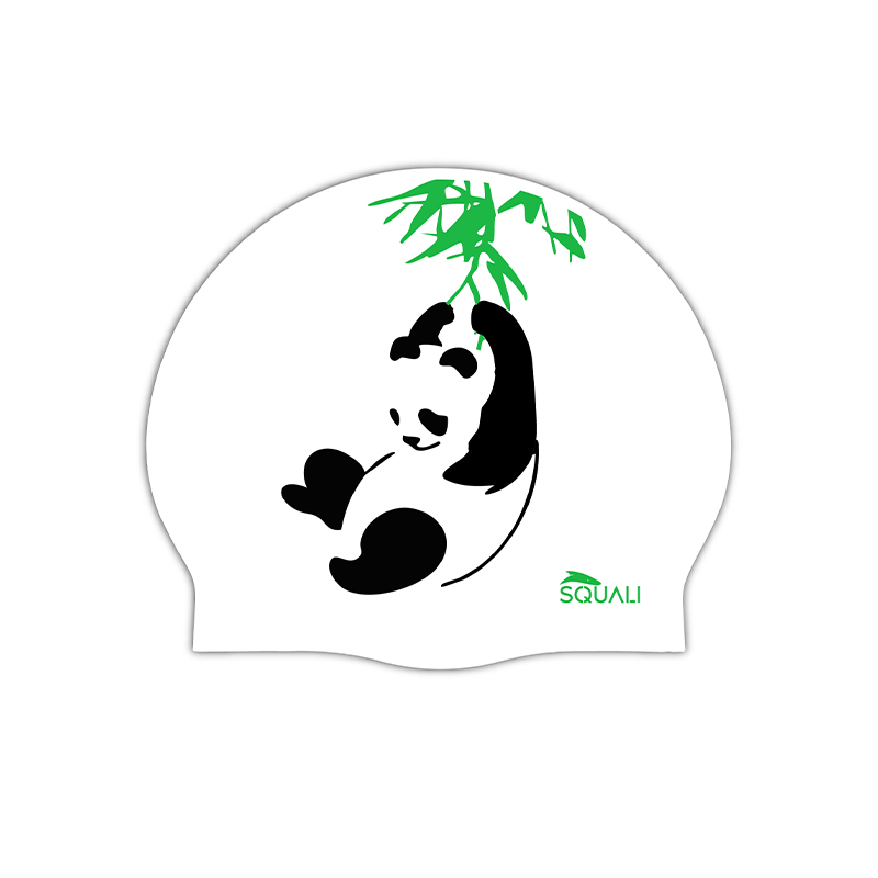 Gorro Natación Silicona Oso Panda