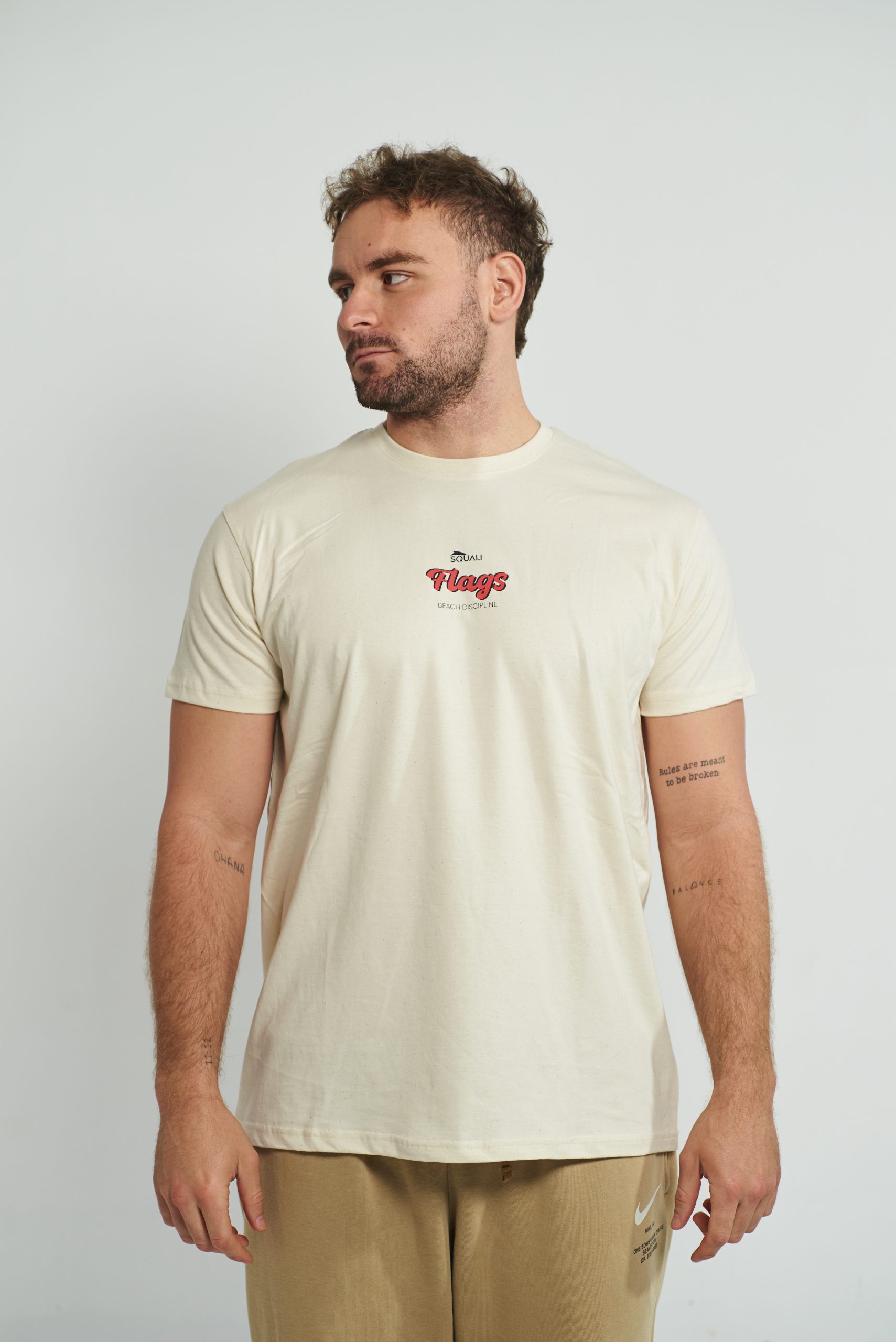 Camiseta Manga Corta Hombre Blanca Lifesaving - Imagen 2