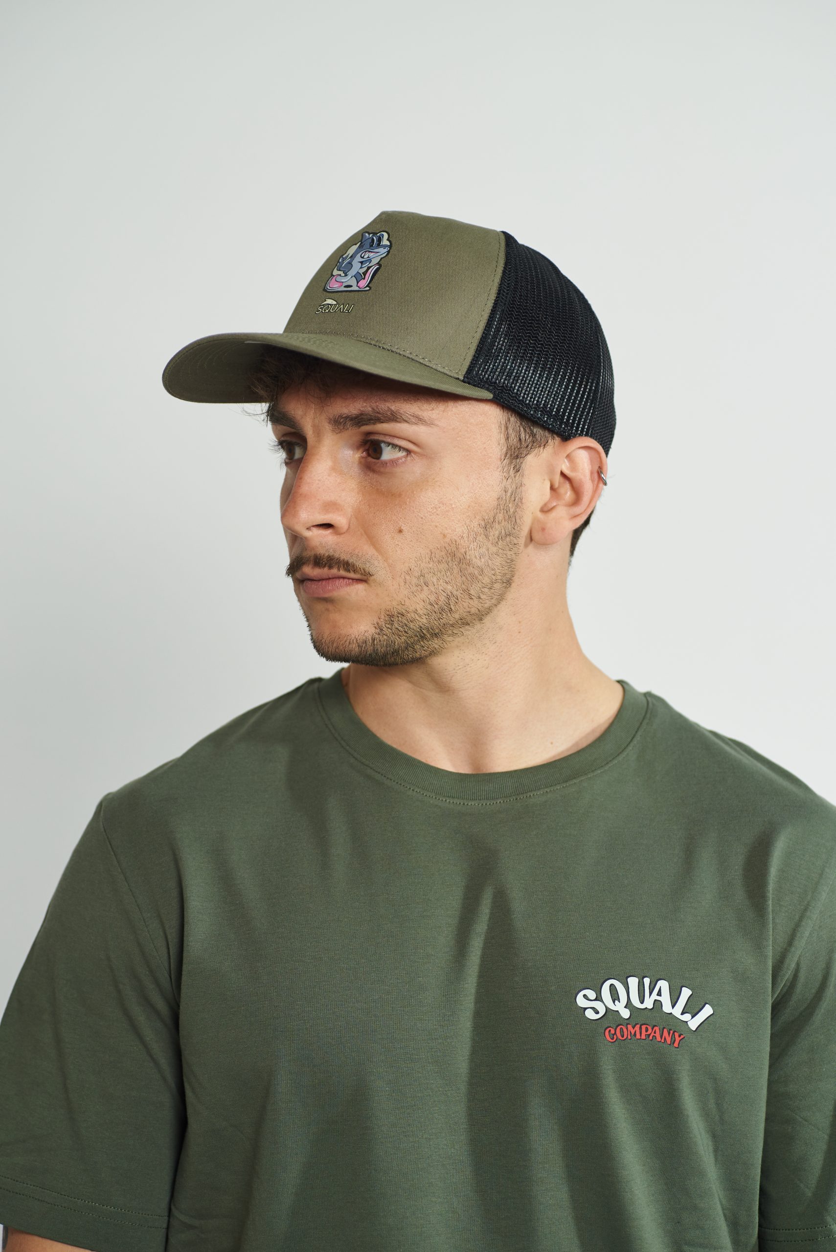 Gorra Surf Lifesaving verde y negro