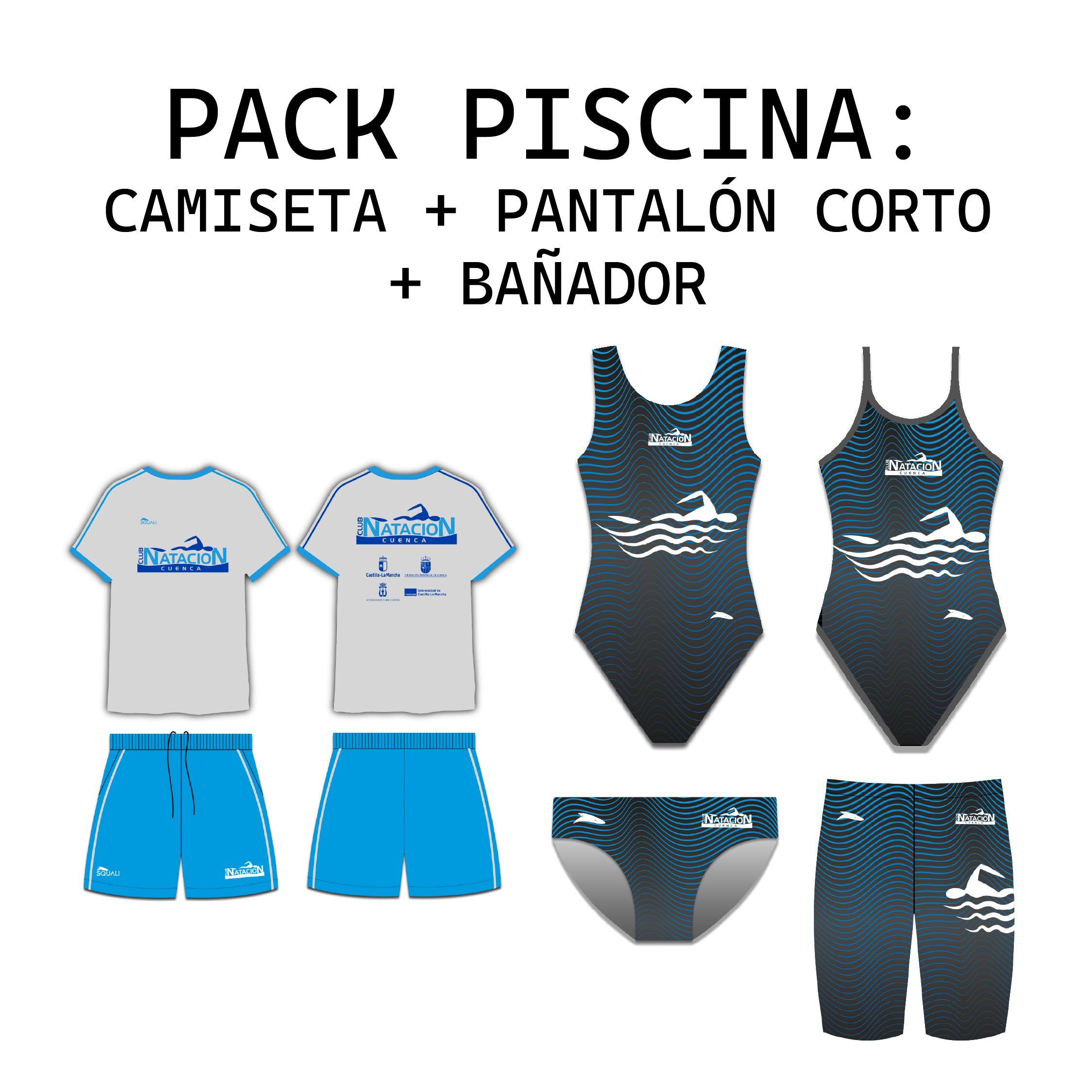 Pack Piscina Club Natación Cuenca