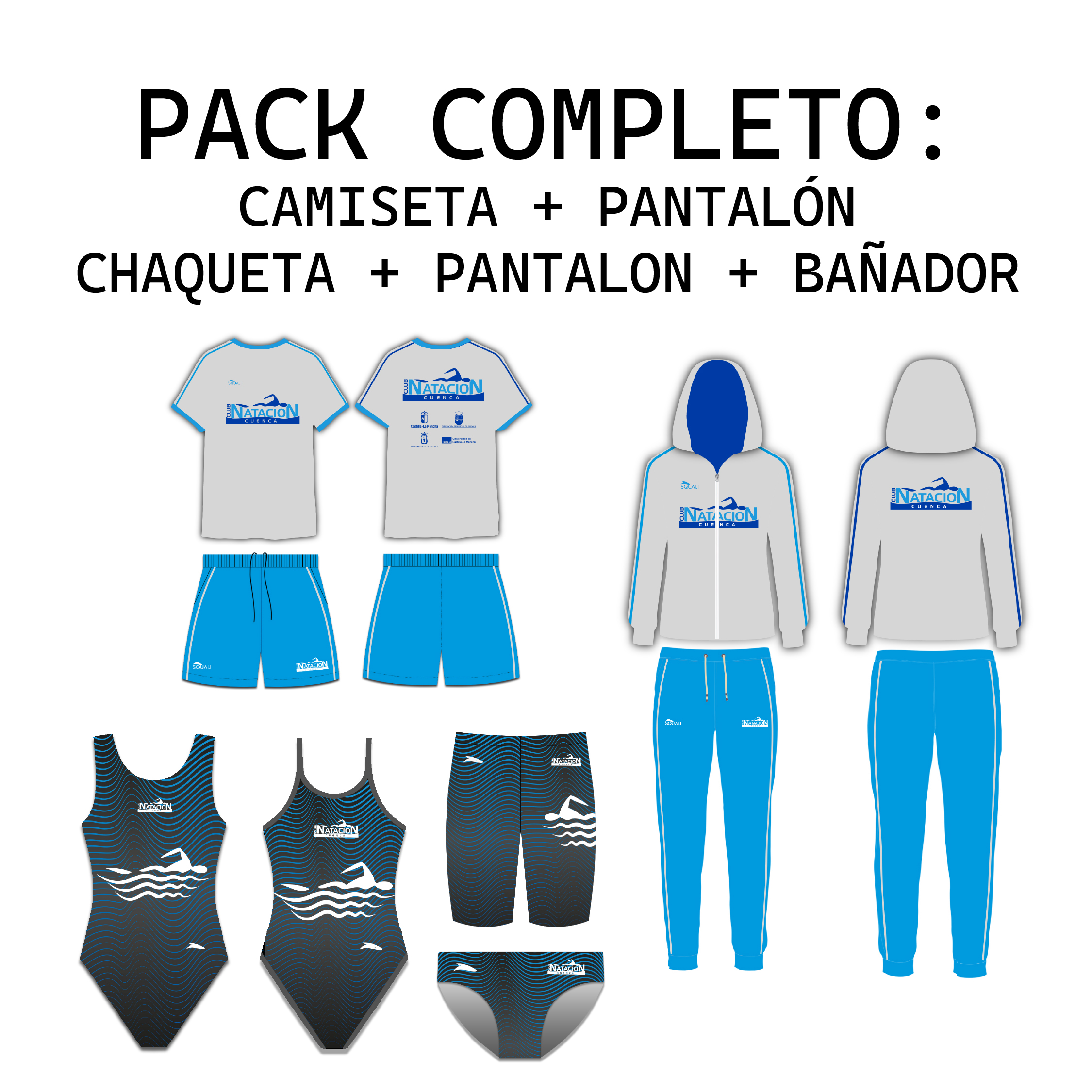 Pack Completo Club Natación Cuenca